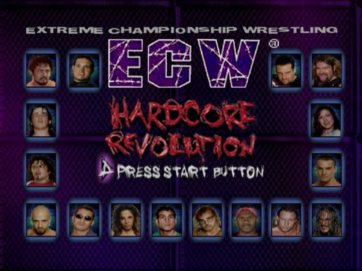 Evolution title screen for Sega Dreamcast